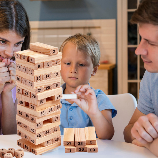 Juego De Mesa Con 54 Piezas - Jenga™ | La Diversión Que Une a Toda la Familia