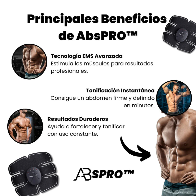 AbsPro™ - Tónico y Moldeador Instantáneo para el Abdomen + E-book Gratuito