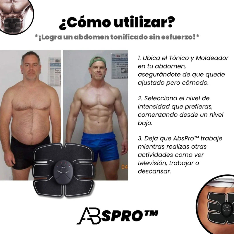 AbsPro™ - Tónico y Moldeador Instantáneo para el Abdomen + E-book Gratuito